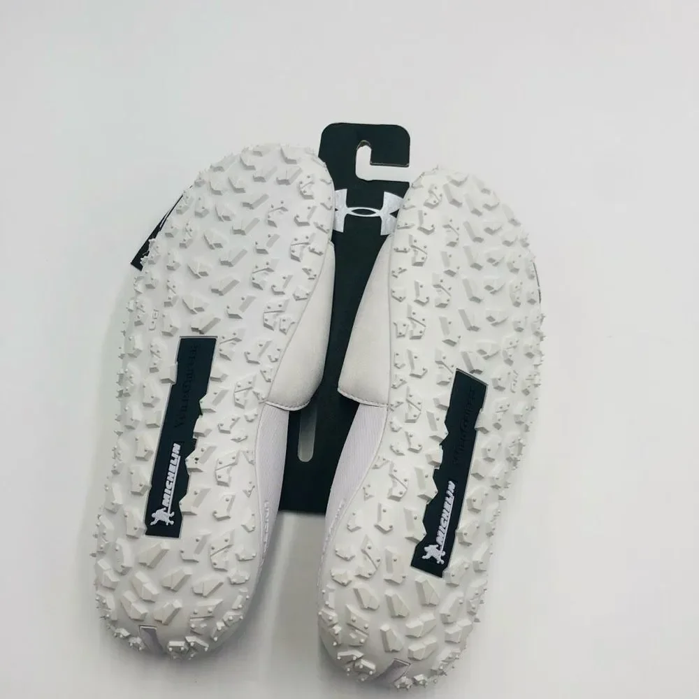Brand New Under Armour Men's Project Rock Sideline White Slides Size 8 Flip Flop